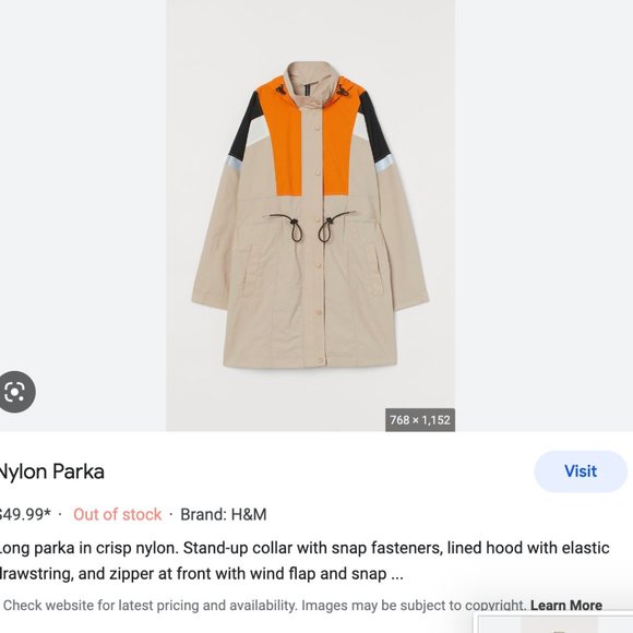 Colorblock raincoat - Picture 2 of 4